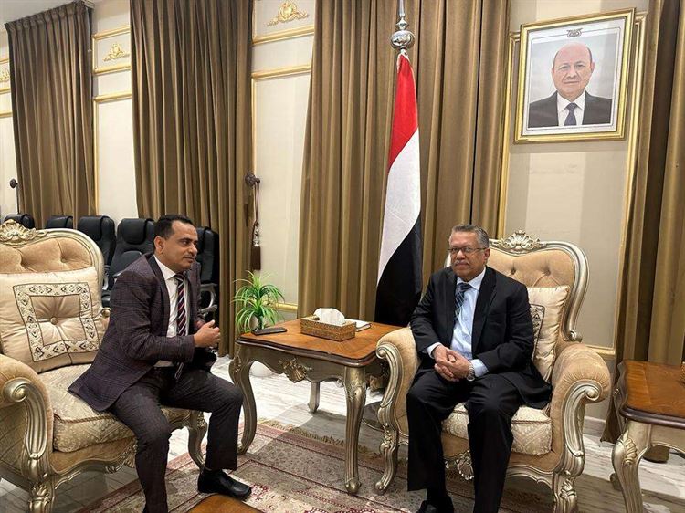 رئيس مجلس الشورى يلتقي وكيل محافظة ريمة .