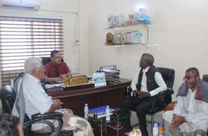 الدكتور باجابر يلتقي برئيس مؤسسة صح لحقوق الإنسان لمناقشة سبل التعاون المشتركة