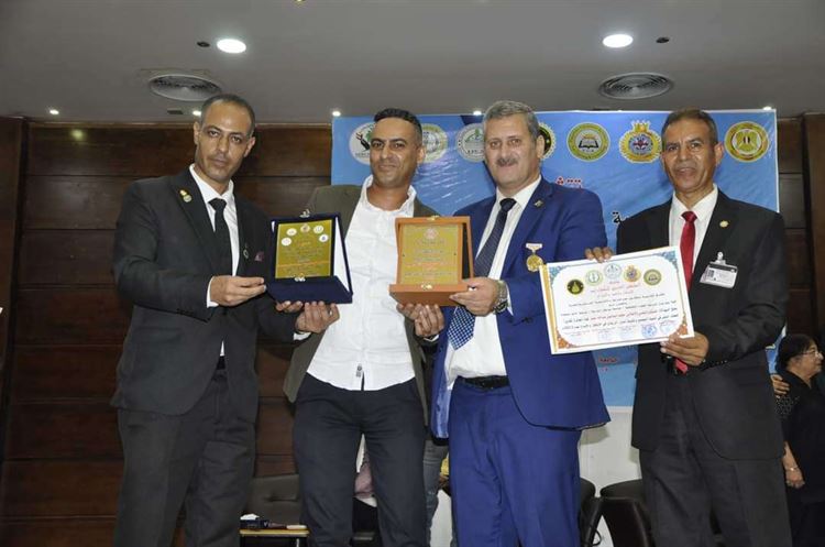 تكريم ممثل بلادنا/ محمد اسماعيل في الملتقى العربي للكفاءات والابتكارات والتميز بالقاهرة