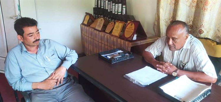 الراعي يلتقي بقيادة إتحاد شطرنج أبين واللاعبين المشاركين ببطولة العالم للشطرنج بعمان