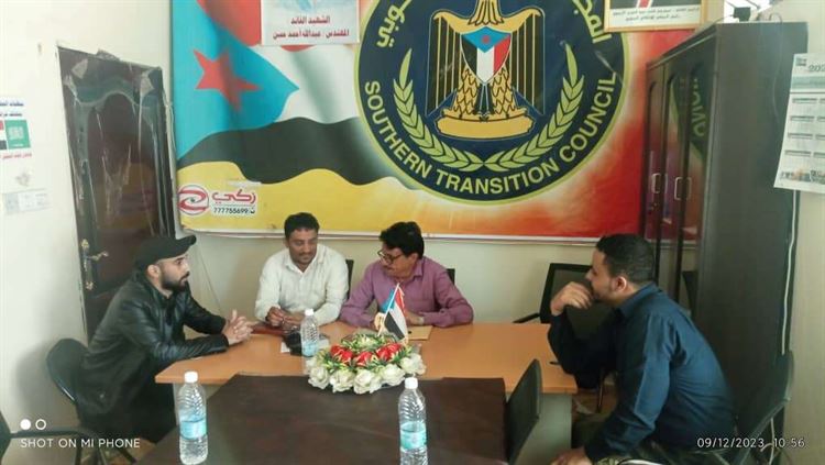 الأمين العام لمنتدى شباب الضالع التنموي يلتقي بنائب رئيس القيادة المحلية في انتقالي الضالع