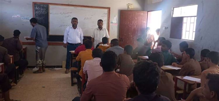 تدشين امتحانات الفصل الأول للعام الدراسي 2023/2024م بثانوية جول الريدة مديرية ميفعة