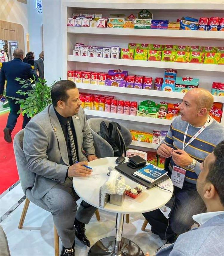 مدير عام المؤسسة الاقتصادية اليمنية يزور معرض فود افريقيا لتعزيز التجارة وتجهيز منافذ البيع والمعارض الرمضانية