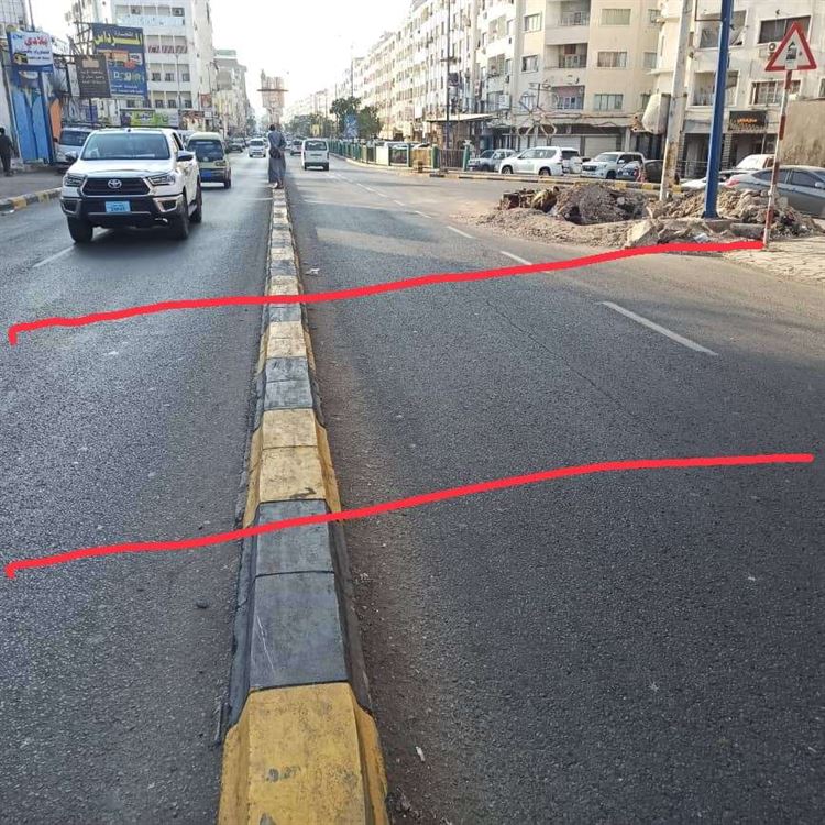 السلطة المحلية بالمعلا تعلن عن إغلاق اتجاهين من شارع الشهيد مدرم لإعادة صيانته