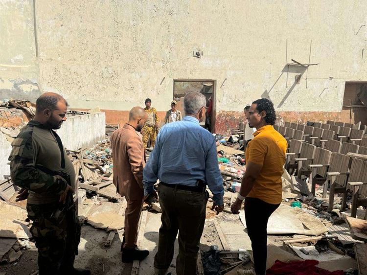 أمين عام الانتقالي الجنوبي ومدير عام مديرية صيرة ينفذون زيارات تفقدية