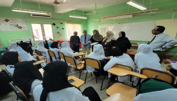 الوكيل الشبحي يقوم بزيارة تفقدية لمعهد د/ أمين ناشر العالي للعلوم الصحية 