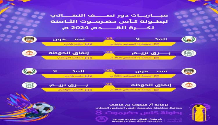 المكلا وسمعون مواجهة تاريخية والإتفاق والبرق تنافس ساخن