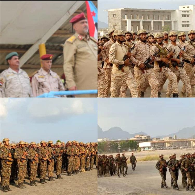 اللواء الأول مشاة ينظم عرضًا عسكريًا بمناسبة الذكرى السابعة والخمسون لعيد الاستقلال