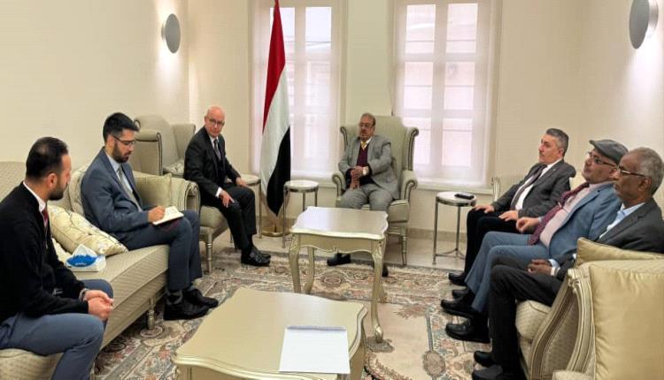 البركاني يبحث مع السفير التركي سبل تعزيز العلاقات البرلمانية بين البلدين