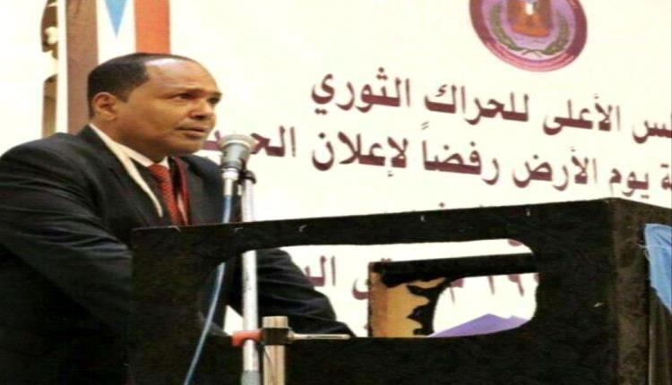 رئيس الحراك يتساءل عمايجري بمنطقة بير احمد بعدن 
