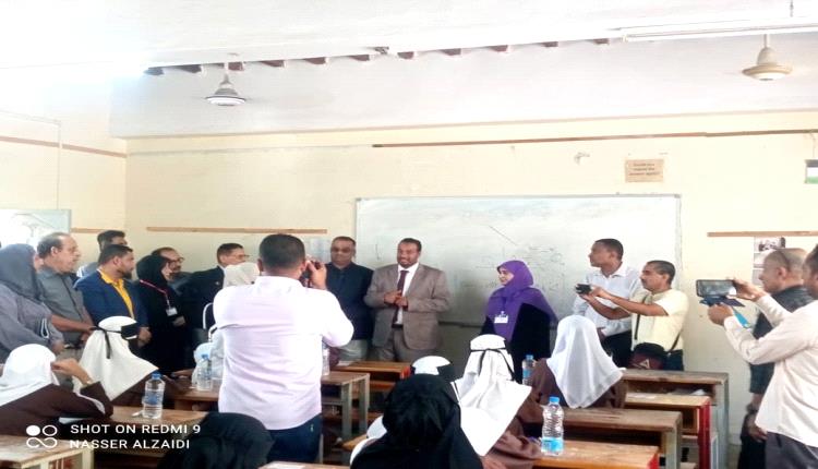 تدشين الاختبارات النهائية لشهادة الثانوية العامة للعام الدراسي 2023م / 2024م