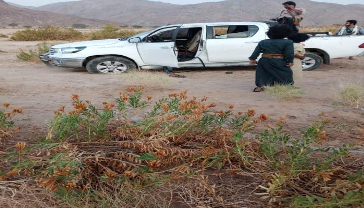 نجاة الامين العام للمجلس المحلي شبوة و مقتل احد مرافقيه