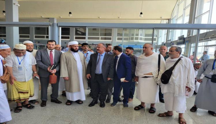 تفويج اول رحلة لحجاج بيت الله الحرام من مطار عدن الدولى