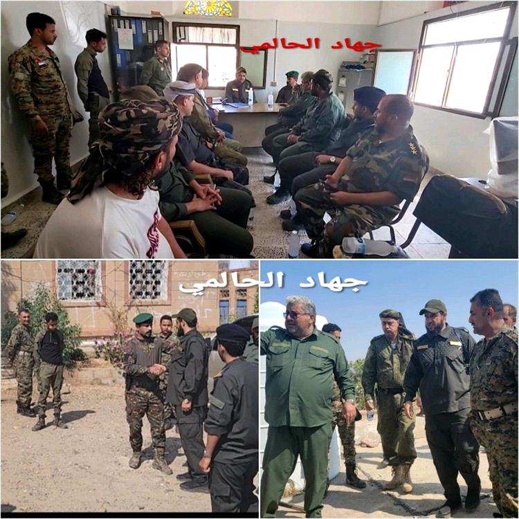 مدير أمن محافظة لحج العميد ناصر الشوحطي يزور إدارة أمن حالمين ويشيد بالمعنويات العالية لرجال الأمن