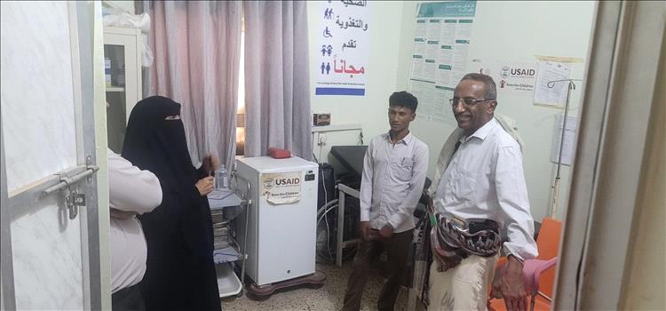 مدير عام موزع يتفقد المرافق الصحية ومستوى خدمات الرعاية الصحية في المديرية