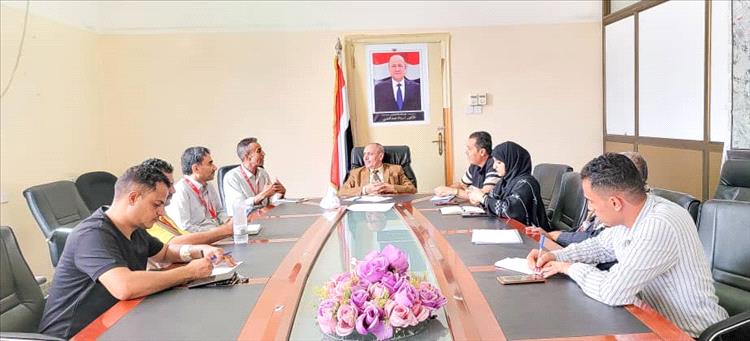 وكيل اول محافظة تعز يناقش مع مرسي كور تعزيز التدخلات التنموية