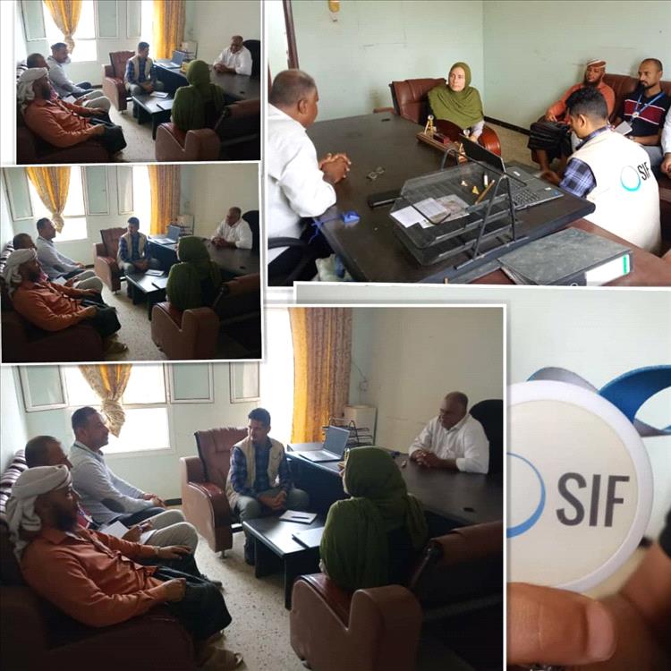 مدير تربية تبن بلحج يلتقي بوفد منظمة الإعانة الإسلامية الفرنسية SIF