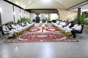 د. عبدالله العليمي عضو مجلس القيادة الرئاسي يلتقي بقيادات التكتل الوطني للأحزاب والمكونات السياسية