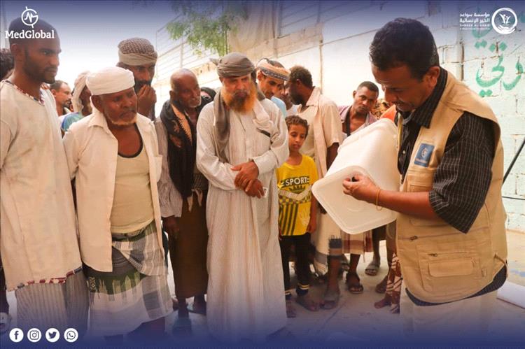 "ميديا غلوبال" و "سواعد الخير" تنفذان مشروع طقم الطوارئ العائلي في عدن