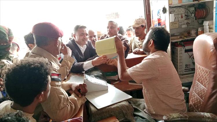 السلطة المحلية بردفان تقود حملة كبرى لضبط الأسعار