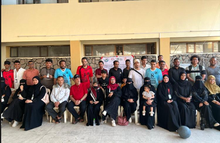 بتنفيذ ملاذ واشراف الشبكة الوطنية للمبادرات.. عدن تحتضن فعالية "كرة الهدف"  المكفوفين والمبصرين