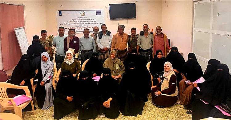 اختتام ورشة عمل بلحج حول نظام الإحالة بين مراكز الشرطة ومقدمي الخدمات