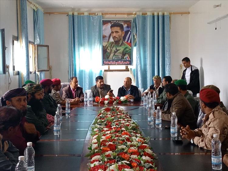 مديرية الحد يافع تستقبل وفداً رفيعاً برئاسة نائب وزير الصناعة والتجارة لمناقشة الأوضاع الأمنية والاقتصادية