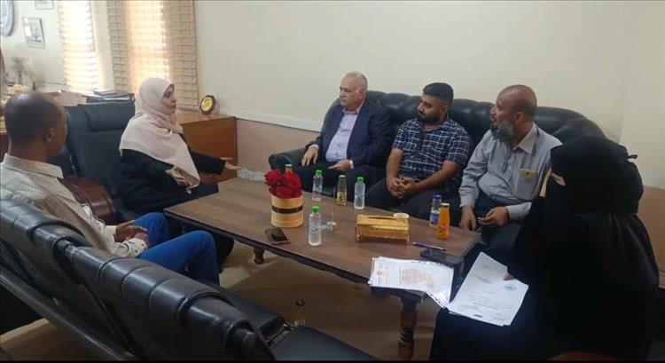 جواد والبيشي يناقشان تعزيز التعاون المشترك بين الصحة والتربية في عدن