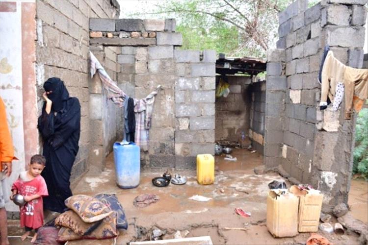 مفوضية اللاجئين: تضرر أكثر من 16 ألف أسرة في حجة جراء الأمطار والسيول