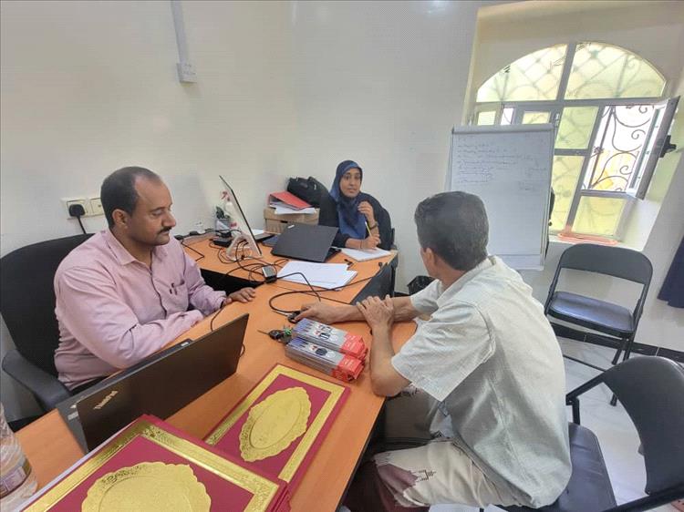 زيارة هامة لمدير عام قعطبة بكر الشاعري لمنظمة اكتد بالضالع: ومناقشة قضايا النازحين والمحتاجين