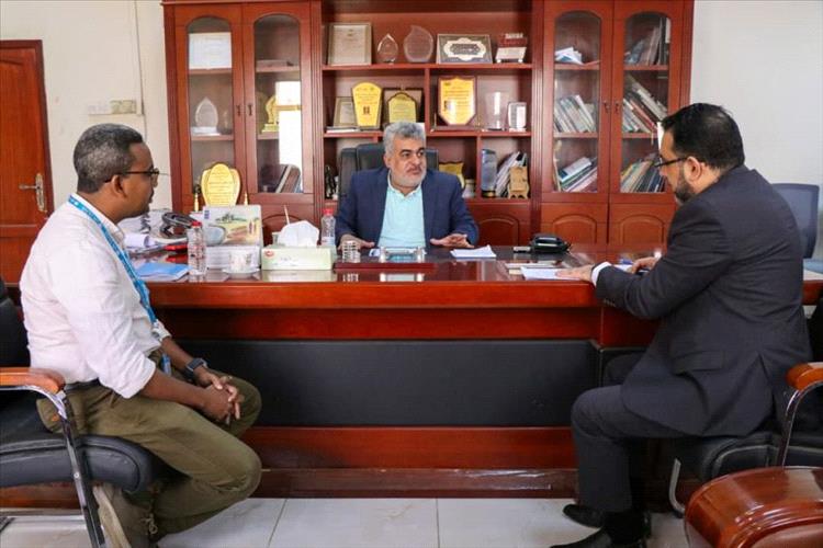 باصهيب يبحث مع مسؤولي عدد من المنظمات جهود تنسيق التدخلات الإنسانية والتنموية