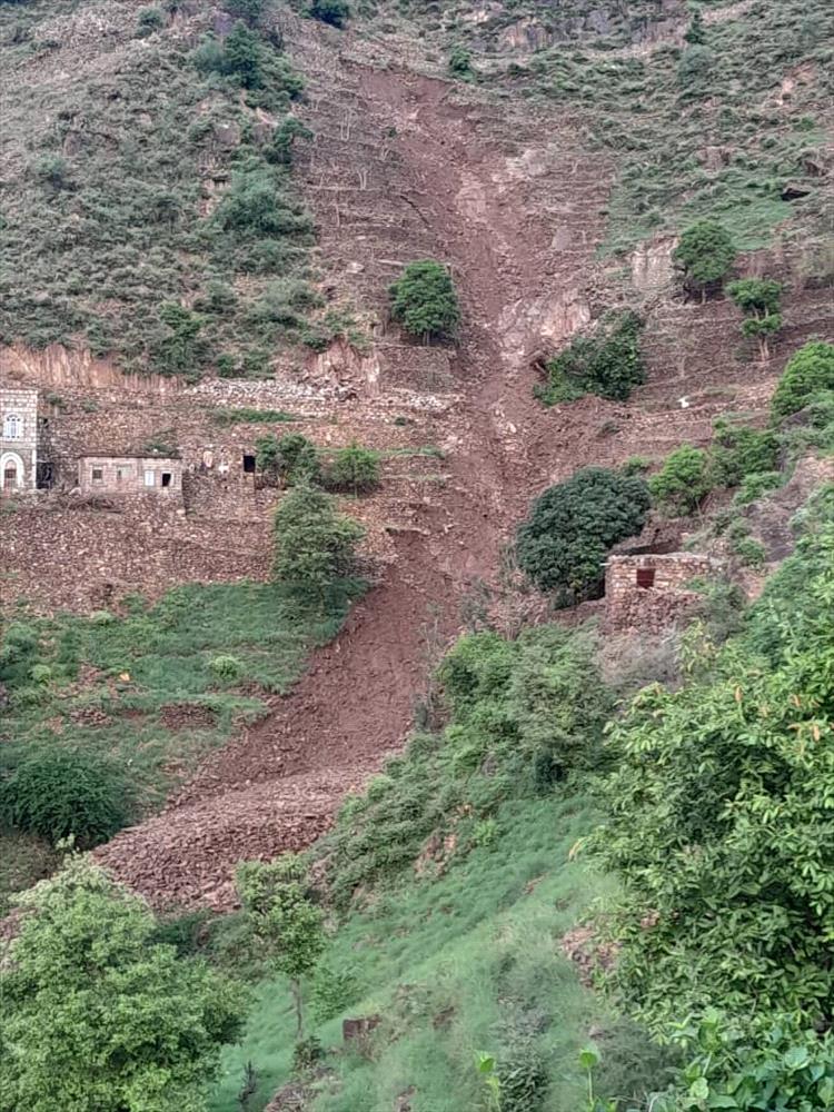 أمطار غزيرة تخلّف خسائر فادحة في عزلة بني واقد بمديرية الجعفرية