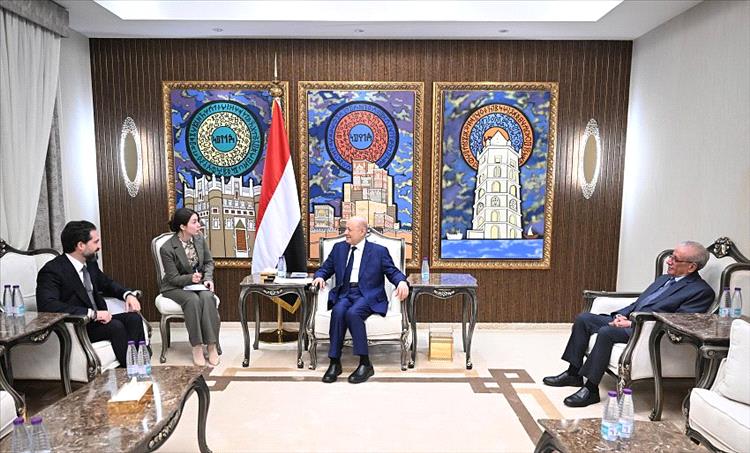 رئيس مجلس القيادة يحذر من مخاطر نقل الاسلحة الايرانية المحرمة دوليا الى المليشيات الحوثية
