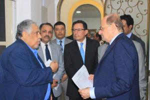 الزنداني يعود إلى عدن بعد مشاركته في أعمال الدورة الاستثنائية لمجلس وزراء خارجية منظمة التعاون الإسلامي