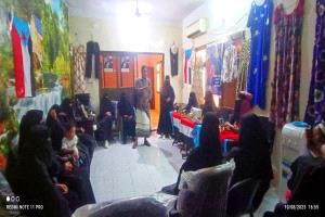 انتقالي الحوطة يختتم دورة تدريبية في الخياطة لفتيات اللجان المحلية بالمديرية