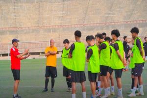 منتخبنا الوطني U23 يُجري تقسيمة تدريبية بديلة بعد إلغاء مباراته الودية أمام اتحاد سيئون