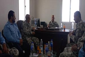 رئيس مصلحة خفر السواحل يقوم بزيارة تفقدية لميناء الزيت