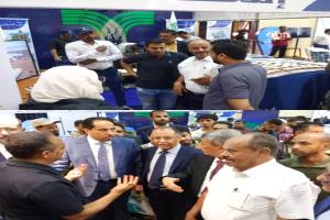 حضور رسمي بارز في معرض BC EXPO بعدن ورئيس المنطقة الحرة يزور أجنحة المشاريع الاستثمارية