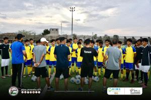 منتخب الناشئين يستهل تدريبات في معسكره الاعدادي بمدينة لودر