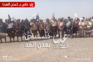 أبناء باكازم بأحور يطلقون المرحلة الأولى من التصعيد تضامناً مع القائد عبدالرحمن الفقيه