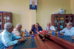 رئيس جامعة عدن يبحث مع مدير الصندوق الاجتماعي للتنمية آفاق التعاون المشترك