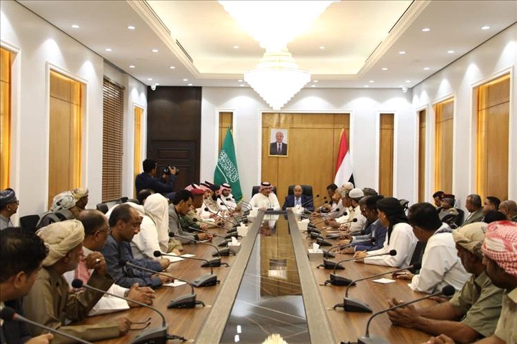 الوفد السعودي يعلن موقفه من أحداث سيئون