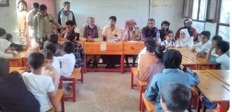 ندوة ومسابقات علمية وثقافية ورياضية تجمع مدرستي عثمان بن عفان وحمزة بن عبدالمطلب في منطقة الحَضَن بمديرية لودر