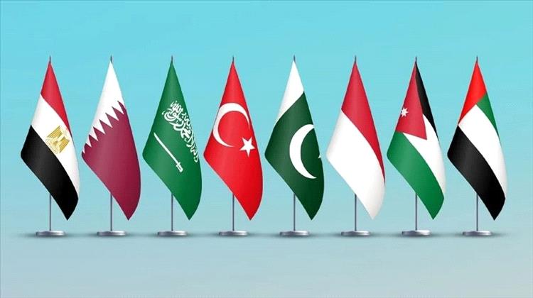 وزراء خارجية السعودية ومصر والأردن والإمارات وإندونيسيا وباكستان وتركيا وقطر يعربون عن قلقهم بشأن فتح معبر رفح في اتجاه واحد