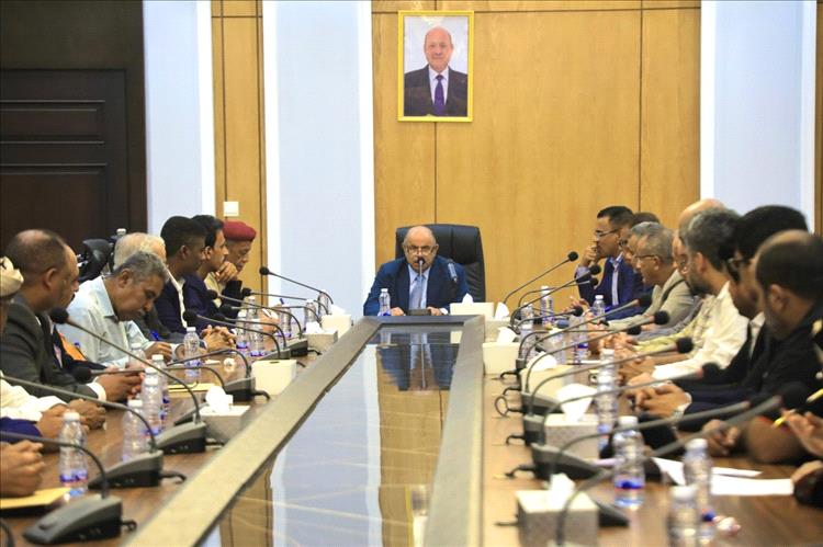 محافظ حضرموت: نواجه عددًا من القضايا الشائكة التي تتطلب تدخلات عاجلة