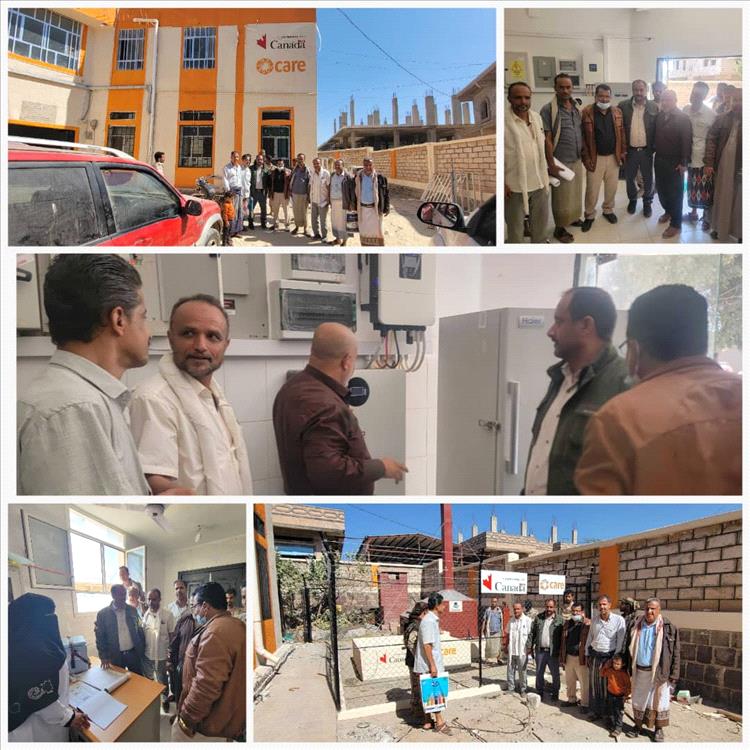 مدير عام قعطبه بكر الشاعري يدشن مشروع توزيع المياه الصالحة للشرب في مدينة قعطبة بدعم من مؤسسة صلة للتنمية