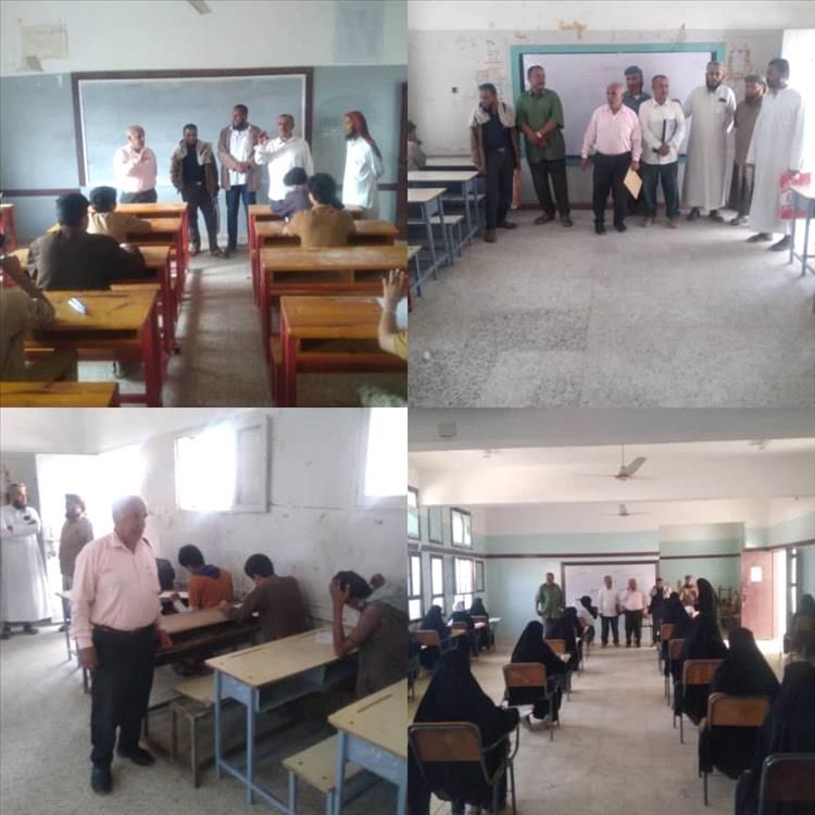 مكتب تربية لودر يدشن اختبارات الفصل الدراسي الأول ويؤكد على أن الانضباط أساس النجاح