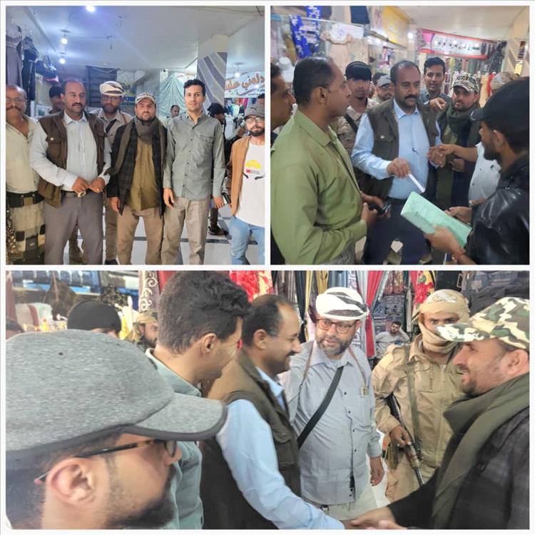 مدير عام قعطبة بكر الشاعري ومدير الأشغال أيمن يدشنان نزولاً ميدانياً على المحلات غير المرخصة في مدينة قعطبة