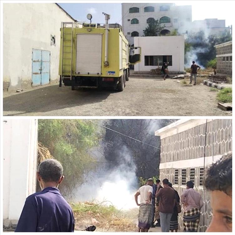 إخماد حريق بسرعة كبيرة داخل المعهد المهني الصناعي في المنصورة