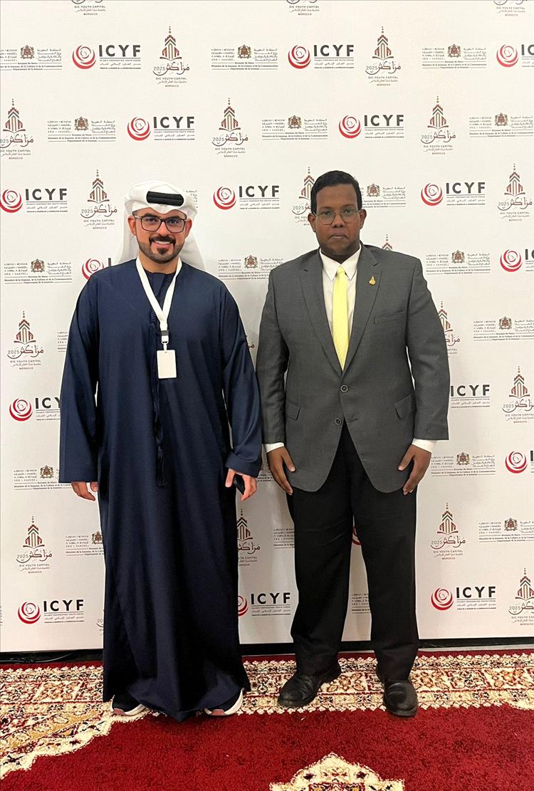 رئيس وفد بلادنا يجري مباحثات شبابية مع نظيره الإماراتي على هامش مؤتمر مراكش